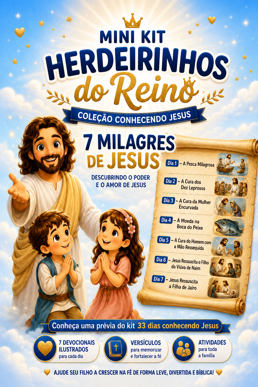 BÔNUS: Plano Rápido com 7 Milagres de Jesus